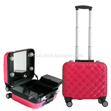 New Fashion Makeup Box with Mirror for Girls